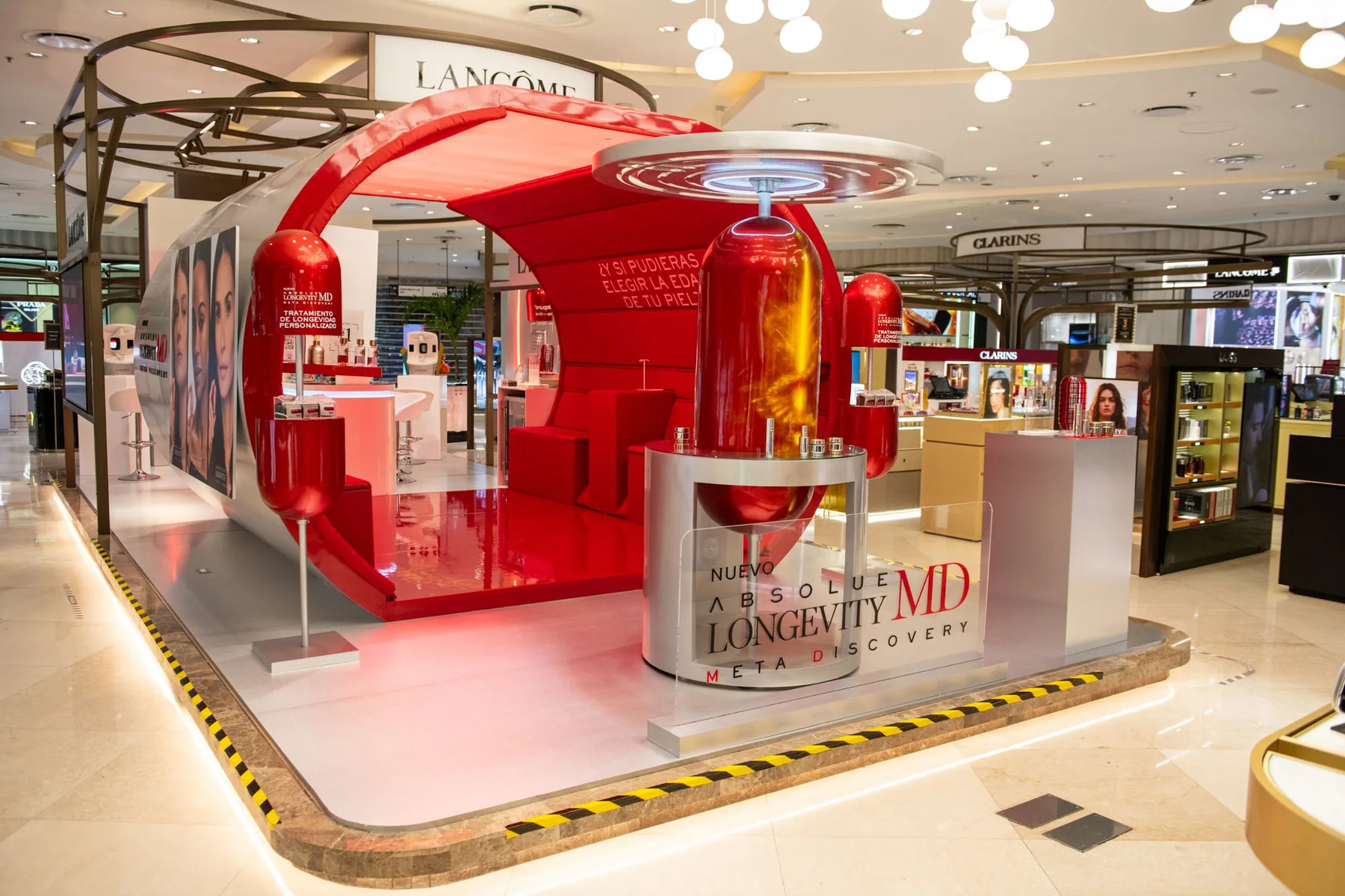 Pop-up de Lancôme Absolue Longevity MD producido por Tramando en El Palacio de Hierro Polanco